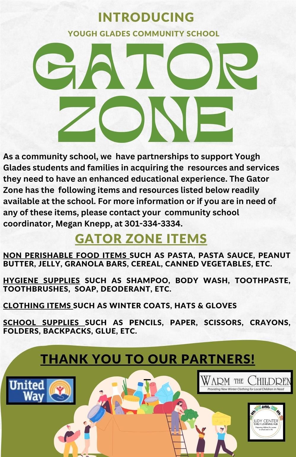 Gator Zone Flyer